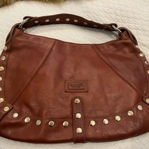 Hammitt rust colored shoulder boho bag